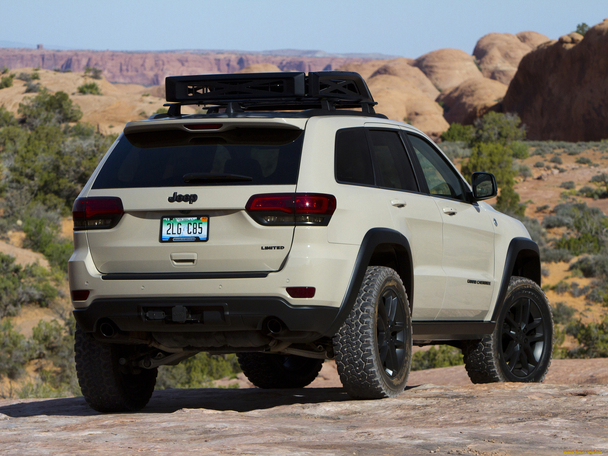 , jeep, cherokee, grand, wk2, concept, warrior, trail